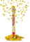 Party Factory 1 Party Popper, 40 cm, Smileys, Konfettiregen für Hochzeit, Geburtstag oder Silvester