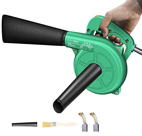 ACXZ Corded Electric Leaf Blower and Vacuum Cleaner, 1000V Hand-held Garden Sweeper, for Blowing Snow, Computer, Pet Hair