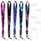 Baiyuanli Schlüsselband Lanyard 5 Stück Galaxy Umhängeband mit Kartenhülle, Kinder Jungen Schlüsselanhänger Band mit Karabiner, Bunt Umhängeband für Ausweishülle Schlüssel Handy Camera (2.5 * 53cm)