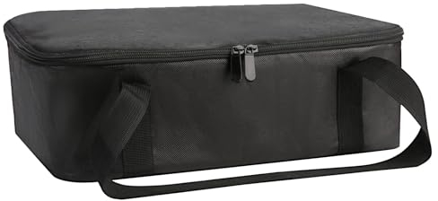 Bodaon Insulated Casserole Carrier, 16 x 12 Inch, Black