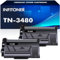 2-Pack TN3480 TN-3480 Kompatibel für Brother TN 3480 3430 HL-L5100DN MFC-L5750DW MFC-L5700DW HL-L5200DW DCP-L5500DN HL-L6400DW HL-L5000D DCP-L5600DN TN3430 TN-3430 Tonerkartusche Schwarz