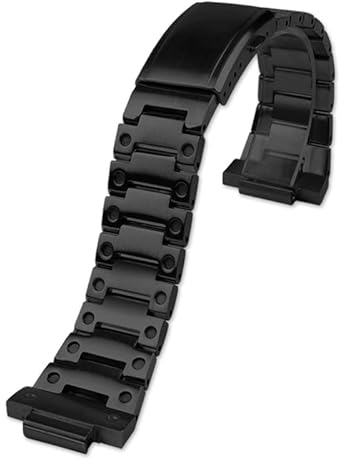 KKFAUS 16 mm massives Edelstahl-Armband für Casio Watch G-Shock GM110 GM-110B GM-110G Edelstahl-Armband Kette, 16 mm, Achat