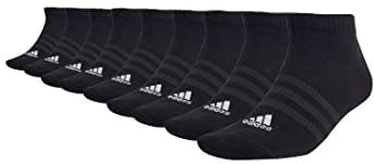 adidas 9 Paar Sportswear Low Cut Sneaker Socken Unisex Kurzsocke, Farbe:Black, Socken & Strümpfe:49-51