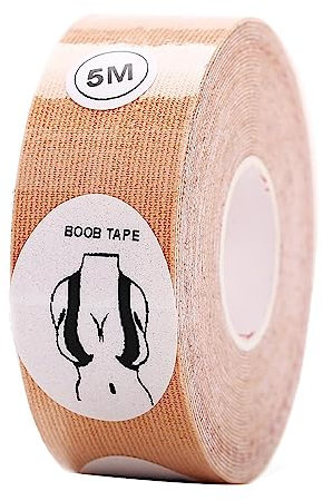 JINGAN Nastro per Corpo per Sollevamento del Seno - Sollevamento del Nastro Adesivo per Reggiseno per Seno Grande - Nastro Adesivo per Reggiseno Prova di Sudore per Seno Grande, Nastro Adesivo