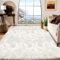 JXLOULAN Faux Lammfell Schaffell Teppich Weiß 120x160 cm, Longhair Flauschiger Teppich Wohnzimmer Deko, Weicher Fell Carpet für Stühle Sofa Schlafzimmer Kinderzimmer