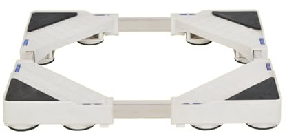 Universal Waschmaschinen Kühlschrank Trockner Gefrierschrank Stapelbausatz/Verbindungsrahmen 4 Räder (105-130cm) (Niedrig 12)