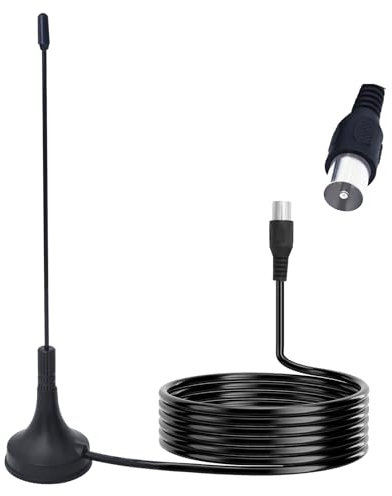 Antenna TV portatile per interno/esterno, antenna digitale ad alte prestazioni per sintonizzatore TV USB [S167]