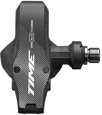 Time XPRO 12 Q-Factor 51 Carbon Pedale mit Titanspindel und ICLIC-freien Stollen – Carbon Silver B1