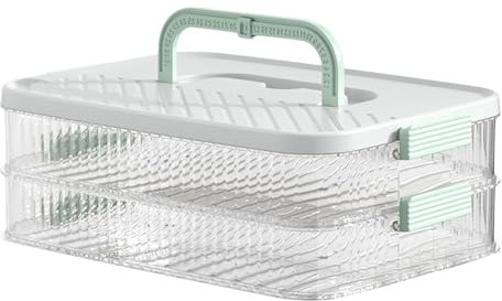 Ziennhu Modula Aufschnittbox, Aufschnittbox für Kühlschrank, rechteckige Lebensmittelbox, Fleisch- und Käsebehälter