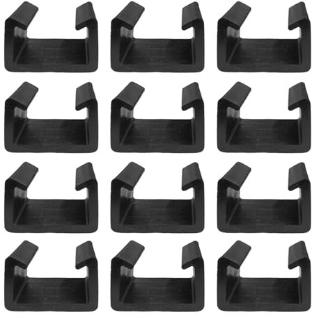 ZBHDEYG 12 Stück Sofa-Clip-Schnalle, Rattan-Stuhl-Befestigungsschnalle, Sofa-Verbindungs-Kunststoffschnalle, Sofa-Anti-Rutsch-Befestigung, Möbel-Ausrichtungsclip, Sofa-U-Förmige Schnalle