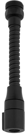Black Tap Aerator Flexible Nozzle 2 Mode Sprayer Kitchen Faucet Extension 22mm 24mm