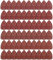 60 fogli abrasivi per mouse, 11 fori, con gancio e anello, compatibili con levigatrice multifunzione Bosch PSM 100A/200 AES/PSM 18, grana assortita 40/60/80/120/180/240 per levigatura dei dettagli