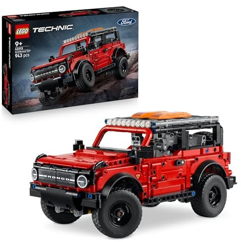 LEGO Technic Ford Bronco SUV Offroad-Fahrzeug – Modellauto mit aufklappbaren Türen, V6-Motor, Federung und Lenkung – Sammelmodell und Geschenk für Jungen ab 9 Jahren – 42213
