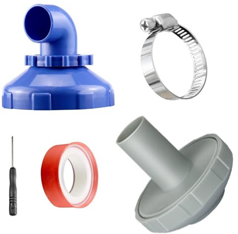 Kyzuzia Boquilla de Piscina Ajustable, Boquilla de Entrada para Piscina giratoria 360°, diámetro 32/38, Juego de boquillas para Piscina, Boquilla de Entrada para Piscina, Accesorios para Piscina