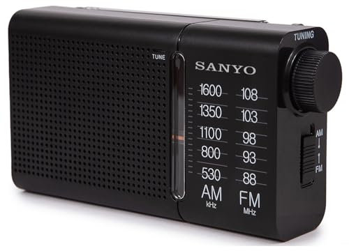 Radio Sanyo Sobremesa Tamaño Medio Horizontal Modelo Ks124n