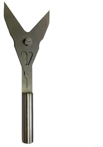 FACULX Rundstab-Mittelfinder-Werkzeug, Zentrierkantenfinder für Fräsmaschine, 304 Edelstahl-Mittellehre (Nivellierer)