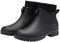 Stivali da pioggia antiscivolo e in gomma, da uomo, impermeabili, da donna, imbottiti, caldi, scarpe da giardino, Nero , 37 EU