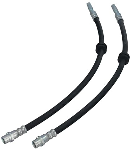 GEPCO 2x Bremsschlauch Vorderachse links rechts | kompatibel mit Audi A3 8L, Seat Leon, Toledo II, Skoda Octavia I, VW Golf IV, Bora, New Beetle | Länge 460 mm M10x1 Bremsleitung vorne OEM 1J0611701N