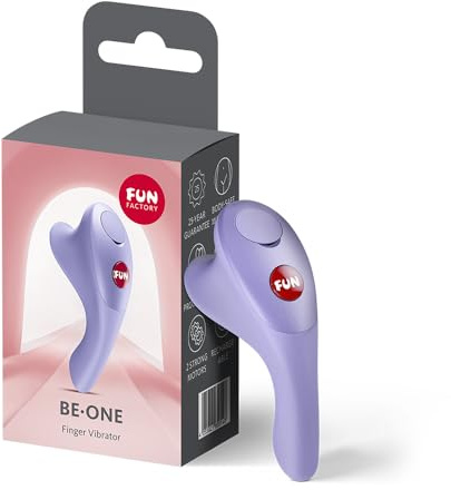 Fun Factory Be·One | Fingervibrator mit Doppel-Motor | IPX7 wasserdicht | Vibrator für Frauen & Paare | 5 Vibrationsprogramme | Sex Spielzeug für Frauen | Erotik | Hautfreundliches Silikon | Sex Toys