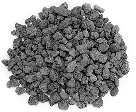 Stanbroil 4,5 Kilogram Granules de Pierres de Lave pour cuvettes de Fire, Fire Pits, gaz, Journal des Ensembles, et pour l'intérieur ou extérieur cheminées – Medium (1/5,1 - 2,5 cm)