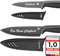 Premium WMF Touch Messerset 2-teilig, Küchenmesser mit Schutzhülle, Personalisierte Geschenke, Kochmesser, Messer Küchenmesser schwarz inkl. Wunsch Gravur