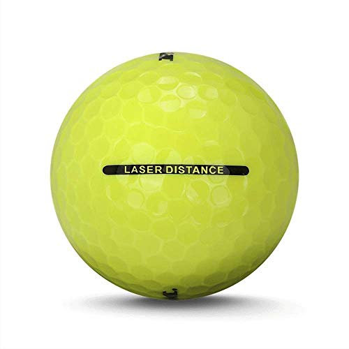 Ram Golf Laser Distance Golf Balls Incredible Value LONG Balls (Yellow, 3 Pack / 36 Balls)