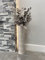 White bamboo tall vase 60cm floor or table vase