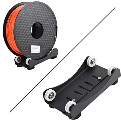 Toaiot Filament Halterung für 3D-Drucker Rollenhalter Pully glatt verstellbar mit Kugellager für TPU/PLA/ABS/Nylon/Holz/PEGT 0,5 kg 1 kg Druckmaterial