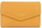 FORRICA Femmes Portefeuille Court Porte Monnaie Elégant Pochette Dames Fermeture Éclair Poche à Monnaie Porte Cartes PU Cuir Portefeuilles avec Boîte Cadeau Jaune