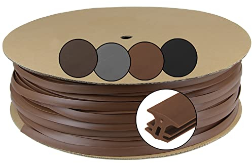 Montafox Fugendichtband Fugenband 25 m 50 m 100 m Breite 5-7 mm 7,5-10 mm Terrassenfugenband Fugendichtung Terrassendielen WPC Holz Stein Terasse Balkon, 5-7 mm/100 m/Hellbraun