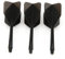 SPYMINNPOO Dartpfeile und Flights, 3-teilig, transparente integrierte Dart-Achse aus ABS und Standard-Flug, bruchsicher (schwarz)
