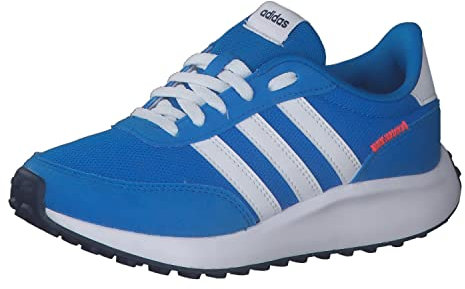 Adidas Unisex Run 70s K Sneaker, Blue Rush/FTWR White/Turbo, 40 EU