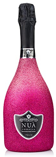 Prosecco in a Hot Pink Glittery Bottle