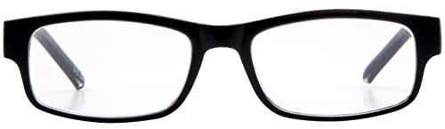 Foster Grant Glasgow Sloan Reading Glasses, Glossy Black, +1.50 Magnification UK
