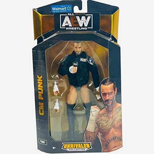 AEW cm Punk Unrivaled Series #89 Actionfigur, 6 inches (Pack of 1)