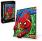 LEGO Art The Amazing Spider-Man 31209 Build & Display Home Decor Wall Art Kit, nostalgisches Superhelden-Geschenk für Erwachsene oder Schulanfang, Geschenk für Teenager-Spider-Man-Fans
