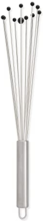 Mrs. Anderson’s Baking Non-Stick Ball Whisk, Stainless Steel with Silicone Tips