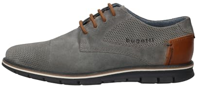 bugatti 331-9711 K, Scarpe con Lacci Uomo, Grigio, 42 EU