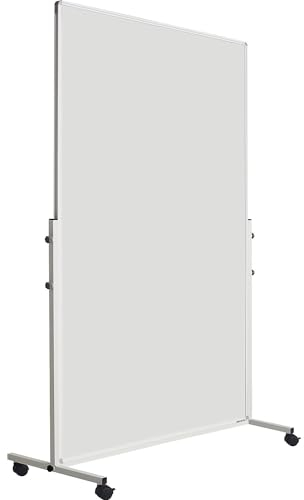 kaiserkraft | Schreibtafel | mobil | emailliert | magnethaftend | weiß