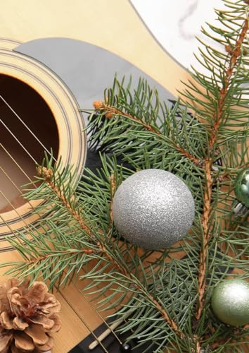 Mein Weihnachts Gitarren Songbook (Noten + Tabs): 50 leere Notenblätter für Noten und Tabs für eigene Weihnachtslieder + Inhaltsverzeichnis + Akkordtabellen + Quintenzirkel + Notizen