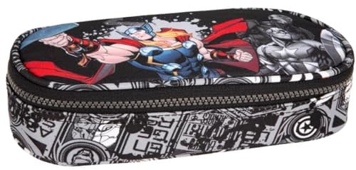 CoolPack Etuibox Campus Disney Avengers – Federmäppchen mit Reißverschluss – aufrecht stehend – Trennklappe mit Stiftschlaufen