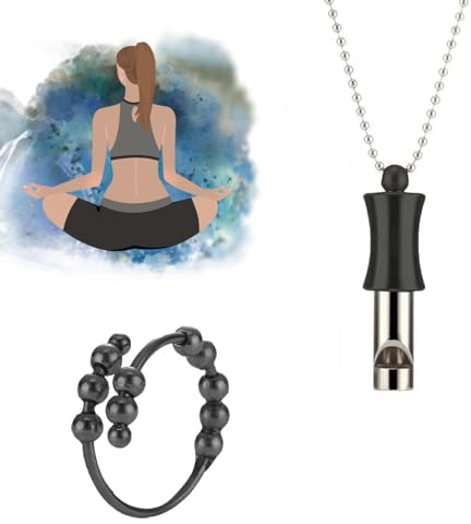 Collier De Respiration 2 Pièces - Anti Tabac Collier Respiratoire Chez Hommes Femmes