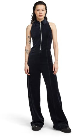 G-STAR Damen Wide Leg Velvet Jumpsuit