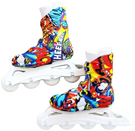 Kleine Finger-Rollschuhe – Fingerboard-Skateboardschuhe, Rollschuhzubehör im Taschenformat | Kleine Fingerboard-Skates, Geschenk für Skateboard-Bastler Aller Altersgruppen