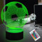 Laysinly 3D Optische Illusion LED-Nachtlicht für Sport Fans Fußball Fußball Dimmen USB Touch Fernbedienung 16 Farbe ändern 4 Modus Schreibtisch Tischlampe Junge Weihnachten Home Decor