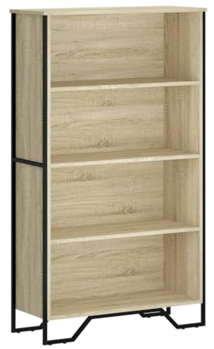 vidaXL Bücherregal Sonoma-Eiche 80x31x137,5 cm Holzwerkstoff