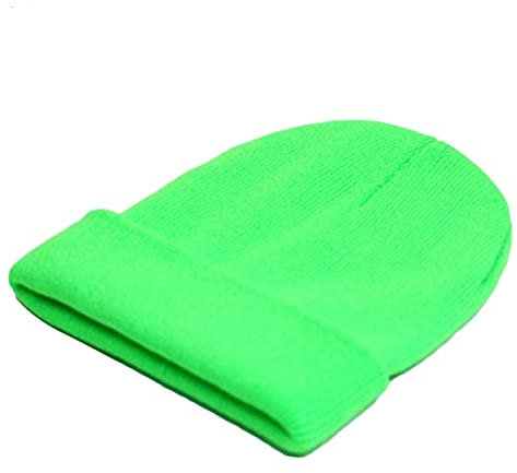 Russisch Winter Bomber Trapper Hut Beanie Mütze Solid Unisex Winter Herbst Skullies & Beanies Strickmützen(Lake Blue_One Size)