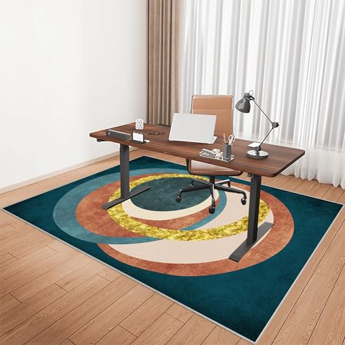 Schreibtischstuhl Unterlage für Laminat Bürostuhl Unterlage 80 x 120 cm Bodenschutzmatte Bürostuhl Gaming Teppich Stuhlunterlage Bodenschutzmatte für Hartböden Kratzfest Bodenmatte Stuhlunterlage