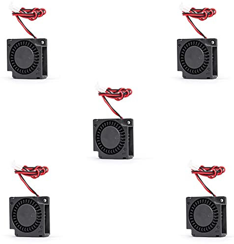 Sreuyong Fan Blower ABS Fan Blower Replace Fan Blower 24V 3010 2Pin 30 X 30 X 10mm for 3D Printer