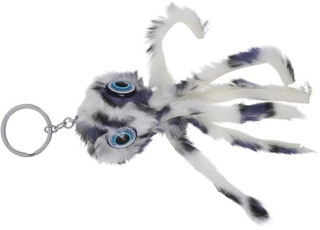 ifundom Kuscheliger Octopus Schlüsselanhänger Plüschanhänger Weiches Stofftier Rucksack Deko Charm Niedlicher Oktopus Anhänger Für Tasche Und Schlüsselbund